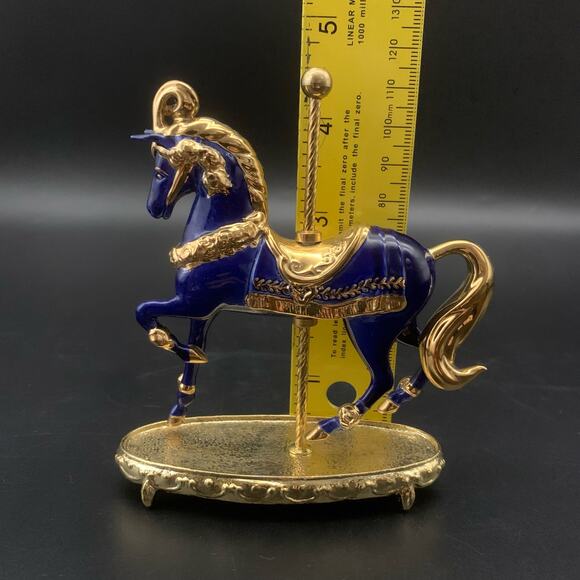 Vintage 1996 Franklin Mint Carousel Horse Figurine - Picture 14 of 16